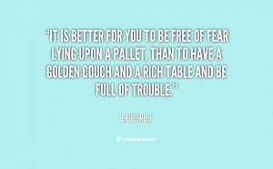 Epicurus Quote Picture